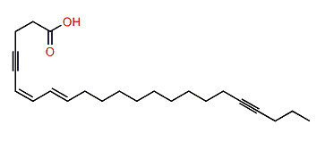 (Z,E)-Tricosa-6,8-dien-4,19-diynoic acid